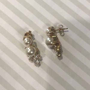 BHLDN pearl cirque earrings